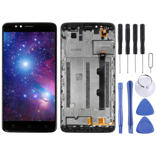 LCD Screen and Digitizer Full Assembly With Frame for T-Mobile Revvl Plus c3701a(Black) - For T-Mobile by buy2fix | Online Shopping UK | buy2fix