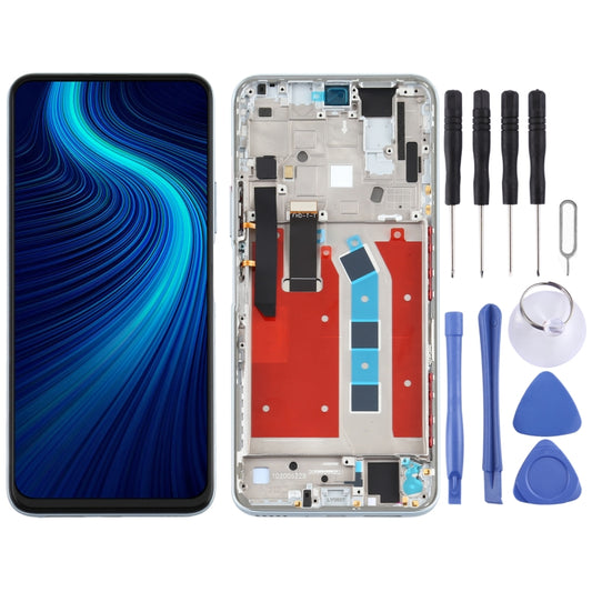 OEM LCD Screen for Huawei Honor X10 5G Digitizer Full Assembly with Frame(Silver) - LCD Screen by buy2fix | Online Shopping UK | buy2fix