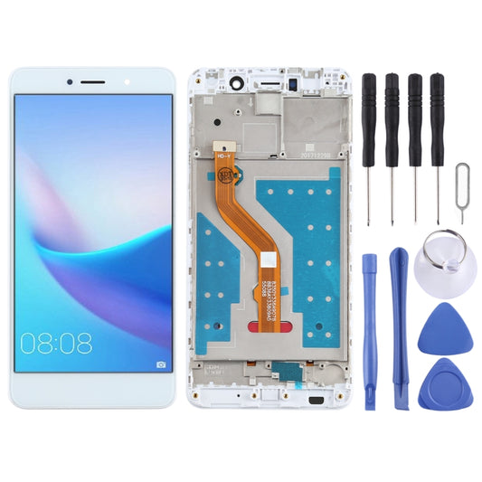 OEM LCD Screen for Huawei Enjoy 7 Plus/Y7 Prime Digitizer Full Assembly with Frame (White) - LCD Screen by buy2fix | Online Shopping UK | buy2fix