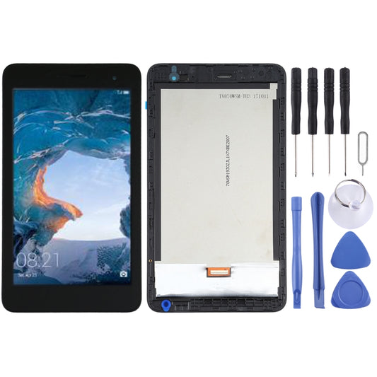 OEM LCD Screen for Huawei MediaPad T2 7.0 BGO-DL09/BGO-L03 Digitizer Full Assembly with Frame (Black) - LCD Screen by buy2fix | Online Shopping UK | buy2fix