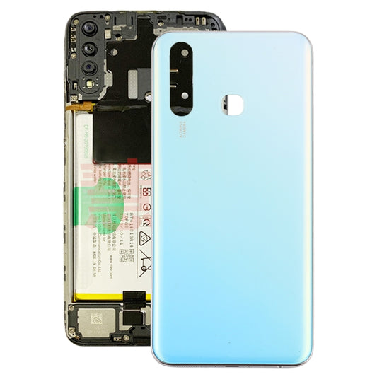 For Vivo Y5s(China) / V1934A / V1934T Battery Back Cover (White) - Back Cover by buy2fix | Online Shopping UK | buy2fix