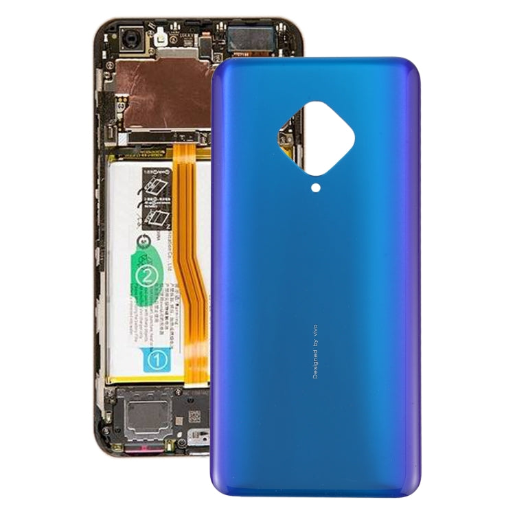 For Vivo Y9s/S1 Pro/V17 (Russia)/V1945A/V1945T/1920 Battery Back Cover (Blue) - Back Cover by buy2fix | Online Shopping UK | buy2fix