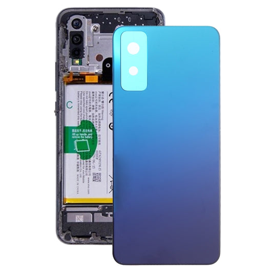 For Vivo Y30 / V2034A Battery Back Cover (Blue) - Back Cover by buy2fix | Online Shopping UK | buy2fix