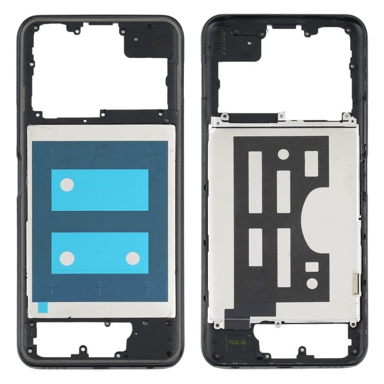 For Vivo Y70s Middle Frame Bezel Plate(Black) - Frame Bezel Plate by buy2fix | Online Shopping UK | buy2fix