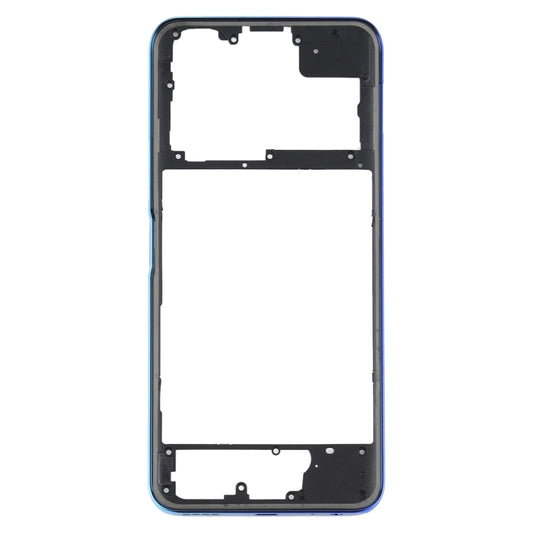 For Vivo Y51s V2002A Middle Frame Bezel Plate(Blue) - Frame Bezel Plate by buy2fix | Online Shopping UK | buy2fix
