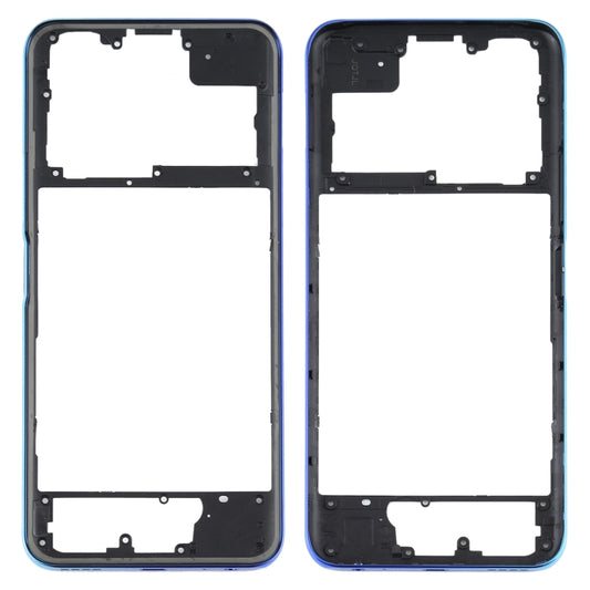 For Vivo Y51s V2002A Middle Frame Bezel Plate(Blue) - Frame Bezel Plate by buy2fix | Online Shopping UK | buy2fix