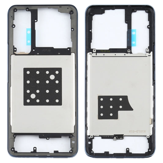 For Vivo Y73s V2031A Middle Frame Bezel Plate(Black) - Frame Bezel Plate by buy2fix | Online Shopping UK | buy2fix