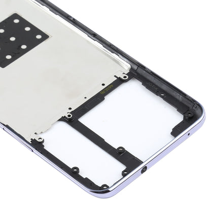 For Vivo Y73s V2031A Middle Frame Bezel Plate(Purple) - Frame Bezel Plate by buy2fix | Online Shopping UK | buy2fix