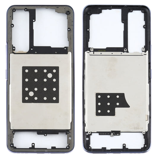For Vivo Y73s V2031A Middle Frame Bezel Plate(Purple) - Frame Bezel Plate by buy2fix | Online Shopping UK | buy2fix