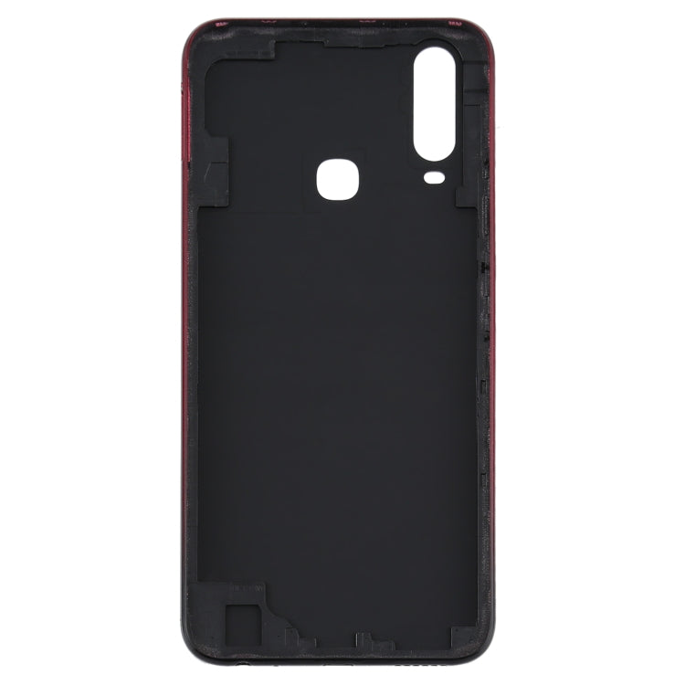 For Vivo Y3s / V1901A/V1901T Battery Back Cover (Red) - Back Cover by buy2fix | Online Shopping UK | buy2fix