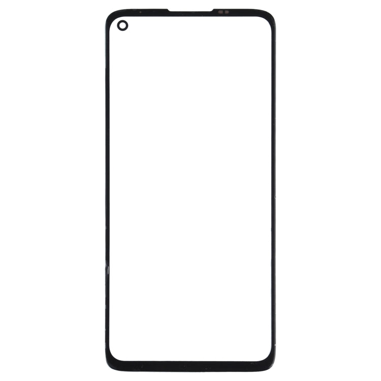 Front Screen Outer Glass Lens for Motorola Moto G8 XT2045-1 (Black) - Outer Glass Lens by buy2fix | Online Shopping UK | buy2fix