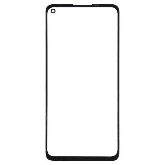 Front Screen Outer Glass Lens for Motorola Moto G8 XT2045-1 (Black) - Outer Glass Lens by buy2fix | Online Shopping UK | buy2fix