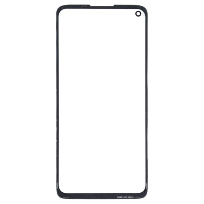 Front Screen Outer Glass Lens for Motorola Moto G8 XT2045-1 (Black) - Outer Glass Lens by buy2fix | Online Shopping UK | buy2fix