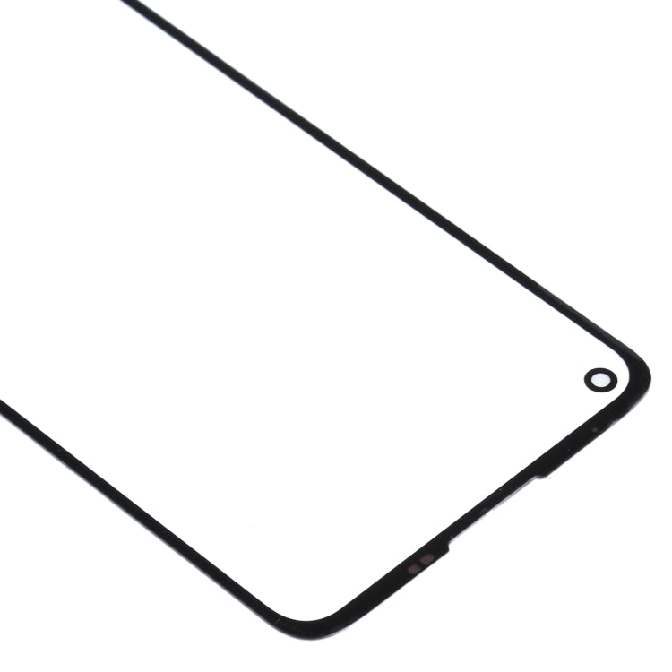 Front Screen Outer Glass Lens for Motorola Moto G8 XT2045-1 (Black) - Outer Glass Lens by buy2fix | Online Shopping UK | buy2fix