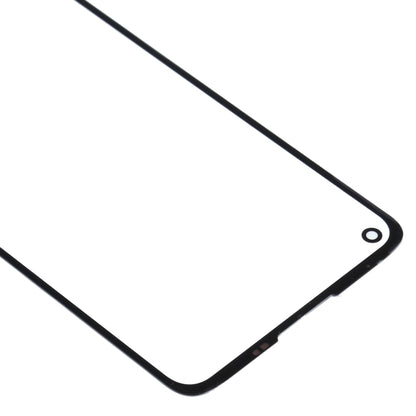 Front Screen Outer Glass Lens for Motorola Moto G8 XT2045-1 (Black) - Outer Glass Lens by buy2fix | Online Shopping UK | buy2fix
