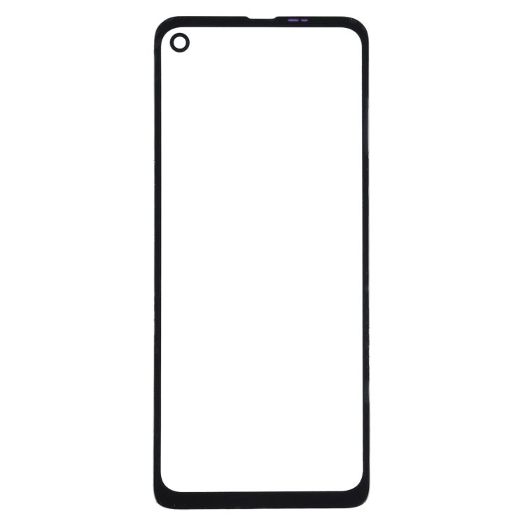 Front Screen Outer Glass Lens for Motorola Moto P50/One Vision/One Action/XT1970-1/XT2013-1/XT2013-2 (Black) - Outer Glass Lens by buy2fix | Online Shopping UK | buy2fix