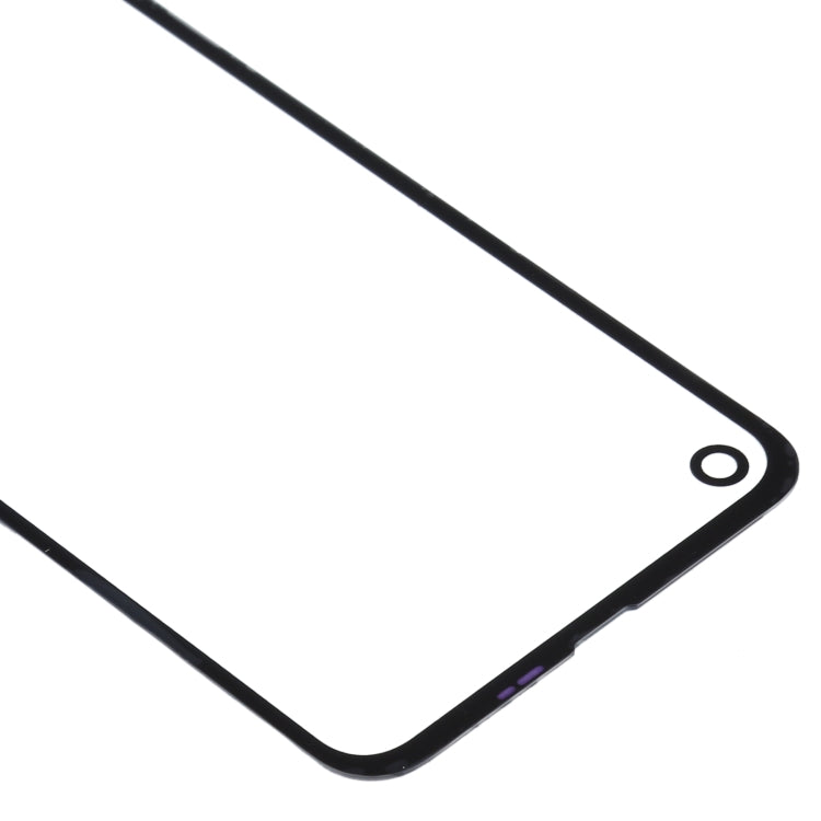 Front Screen Outer Glass Lens for Motorola Moto P50/One Vision/One Action/XT1970-1/XT2013-1/XT2013-2 (Black) - Outer Glass Lens by buy2fix | Online Shopping UK | buy2fix