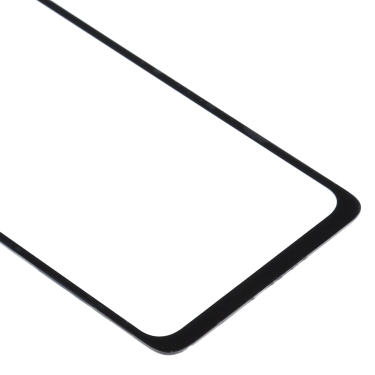 Front Screen Outer Glass Lens for Motorola Moto P50/One Vision/One Action/XT1970-1/XT2013-1/XT2013-2 (Black) - Outer Glass Lens by buy2fix | Online Shopping UK | buy2fix
