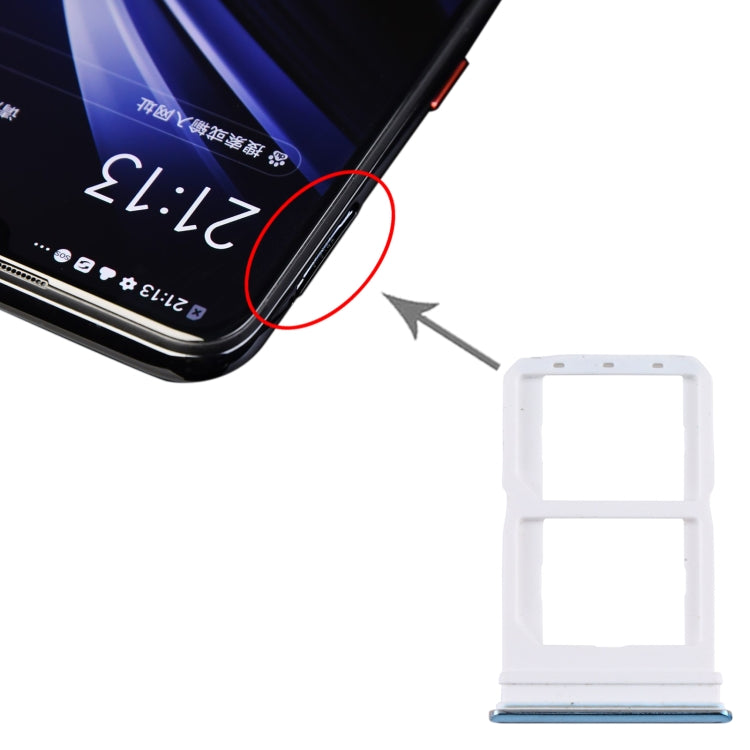 For Vivo iQOO Neo V1914A SIM Card Tray + SIM Card Tray (Green) - Card Tray by buy2fix | Online Shopping UK | buy2fix