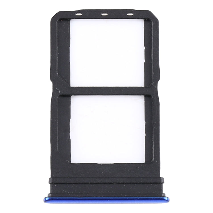For Vivo iQOO Neo V1914A SIM Card Tray + SIM Card Tray (Blue) - Card Tray by buy2fix | Online Shopping UK | buy2fix