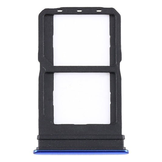 For Vivo iQOO Neo V1914A SIM Card Tray + SIM Card Tray (Blue) - Card Tray by buy2fix | Online Shopping UK | buy2fix