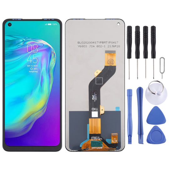LCD-Bildschirm und Digitizer-Vollmontage für Tecno Pova LD7