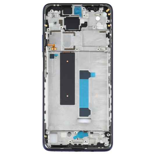 Original Front Housing LCD Frame Bezel Plate for Xiaomi Mi 10T Lite 5G M2007J17G (Blue) - Frame Bezel Plate by buy2fix | Online Shopping UK | buy2fix