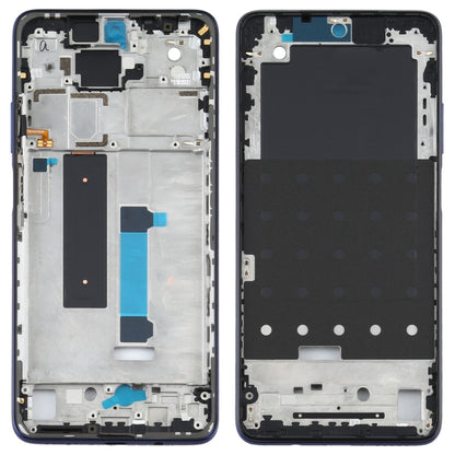 Original Front Housing LCD Frame Bezel Plate for Xiaomi Mi 10T Lite 5G M2007J17G (Blue) - Frame Bezel Plate by buy2fix | Online Shopping UK | buy2fix