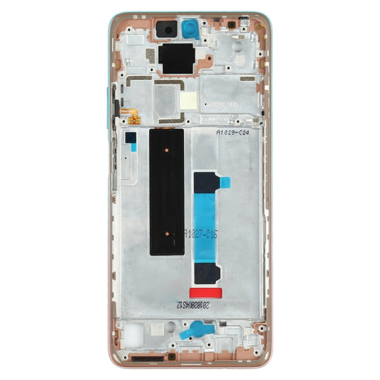 Original Front Housing LCD Frame Bezel Plate for Xiaomi Redmi Note 9 Pro 5G M2007J17C(Green Lake) - Frame Bezel Plate by buy2fix | Online Shopping UK | buy2fix