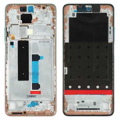 Original Front Housing LCD Frame Bezel Plate for Xiaomi Redmi Note 9 Pro 5G M2007J17C(Green Lake) - Frame Bezel Plate by buy2fix | Online Shopping UK | buy2fix