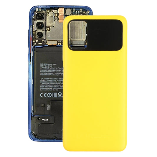 Original Battery Back Cover for Xiaomi Poco M3 M2010J19CG(Yellow) - Back Cover by buy2fix | Online Shopping UK | buy2fix