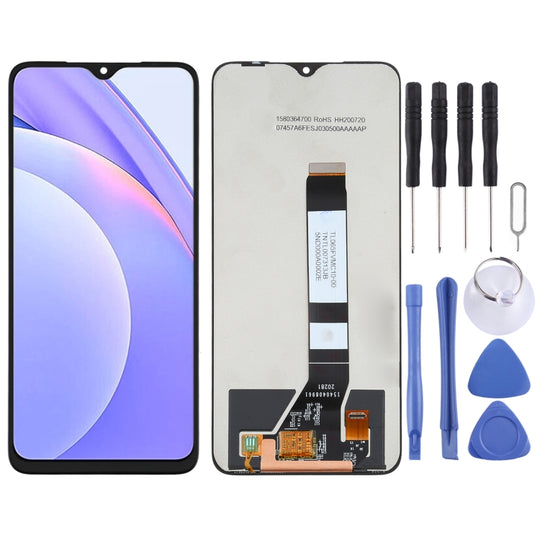 Original-LCD-Bildschirm und Digitizer-Vollmontage für Xiaomi Redmi Note 9 4G / Redmi 9 Power / Redmi 9T