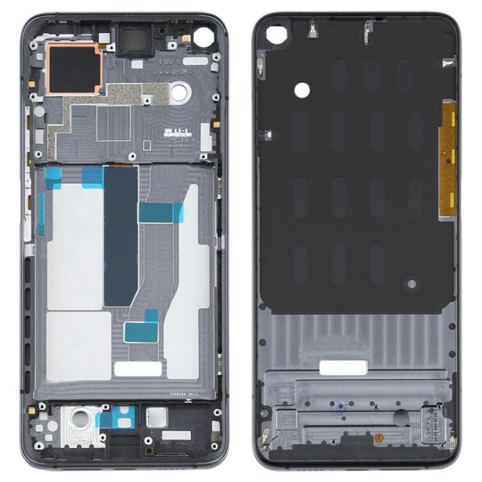 Plaque de lunette de cadre LCD de boîtier avant pour Xiaomi Mi 10T Pro 5G / Mi 10T 5G / Redmi K30S M2007J3SC M2007J3SY (noir)