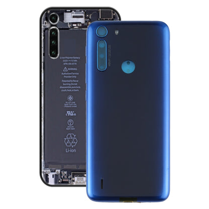Battery Back Cover for Motorola One Fusion/XT2073-2(Blue) - Back Cover by buy2fix | Online Shopping UK | buy2fix