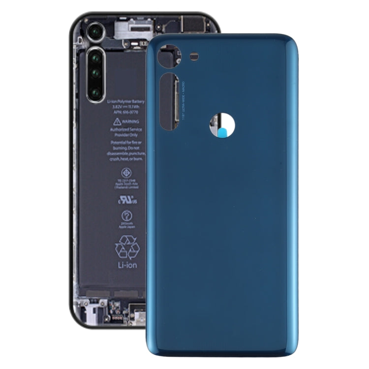 Battery Back Cover for Motorola Moto G8 Power (Blue) - Back Cover by buy2fix | Online Shopping UK | buy2fix