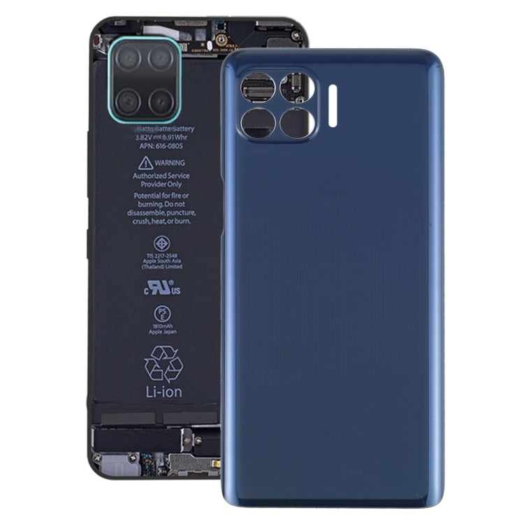 Battery Back Cover for Motorola One 5G UW / One 5G / Moto G 5G Plus / XT2075 XT2075-2 XT2075-3(Blue) - Back Cover by buy2fix | Online Shopping UK | buy2fix