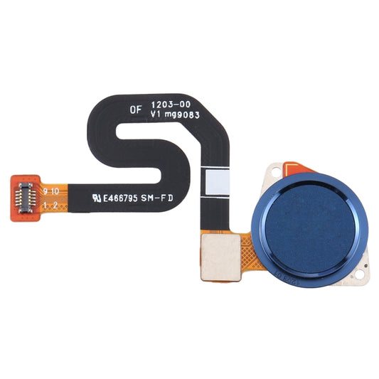 Fingerprint Sensor Flex Cable for Motorola Moto G7 Play/Moto G7 Power XT1955(Blue) - Flex Cable by buy2fix | Online Shopping UK | buy2fix