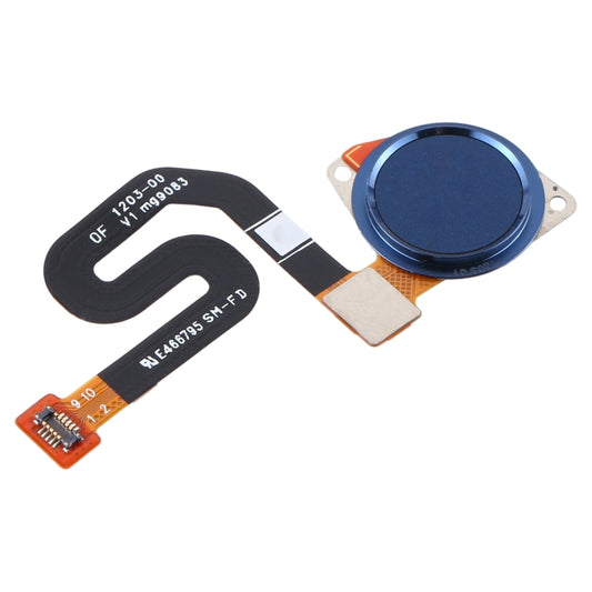 Fingerprint Sensor Flex Cable for Motorola Moto G7 Play/Moto G7 Power XT1955(Blue) - Flex Cable by buy2fix | Online Shopping UK | buy2fix