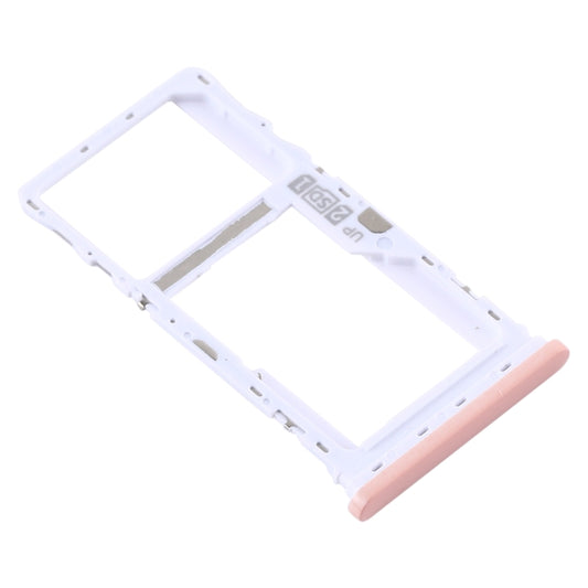 SIM Card Tray + SIM Card Tray / Micro SD Card Tray for Motorola Moto G9 Play/Moto G9 (India) (Pink) - Card Socket by buy2fix | Online Shopping UK | buy2fix