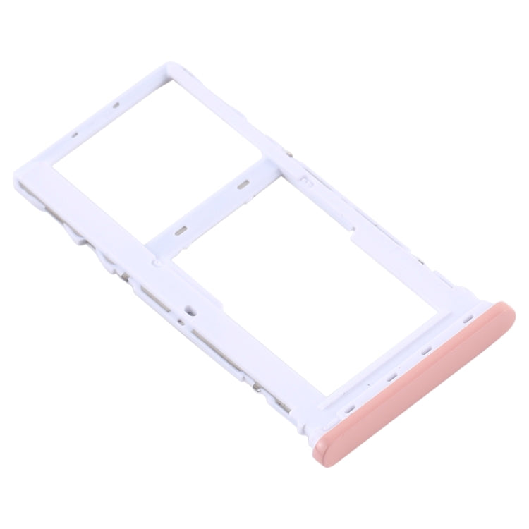 SIM Card Tray + SIM Card Tray / Micro SD Card Tray for Motorola Moto G9 Play/Moto G9 (India) (Pink) - Card Socket by buy2fix | Online Shopping UK | buy2fix