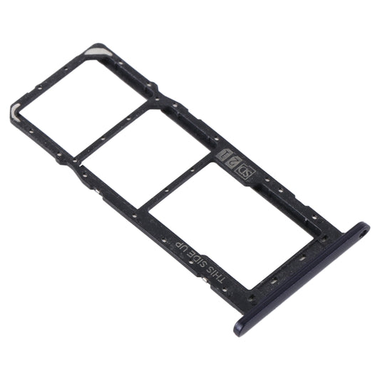 SIM Card Tray + SIM Card Tray + Micro SD Card Tray for Motorola Moto E6 Plus/Moto E6s (2020)/AGA0004/PAGA0004IN/PAGA0033IN/PAGA0033 (Black) - Card Socket by buy2fix | Online Shopping UK | buy2fix
