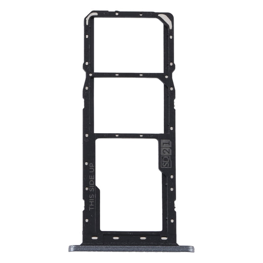 SIM Card Tray + SIM Card Tray + Micro SD Card Tray for Motorola Moto E6 Plus/Moto E6s (2020)/AGA0004/PAGA0004IN/PAGA0033IN/PAGA0033 (Grey) - Card Socket by buy2fix | Online Shopping UK | buy2fix