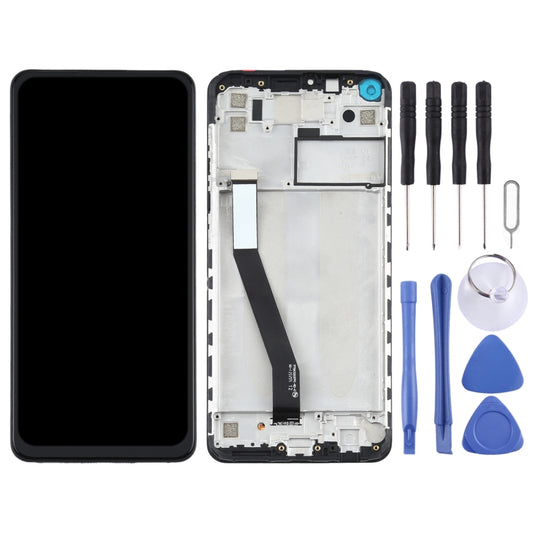 TFT LCD Screen for Xiaomi Redmi Note 9 /Redmi 10X 4G Digitizer Full Assembly with Frame(Black) - LCD Screen by buy2fix | Online Shopping UK | buy2fix