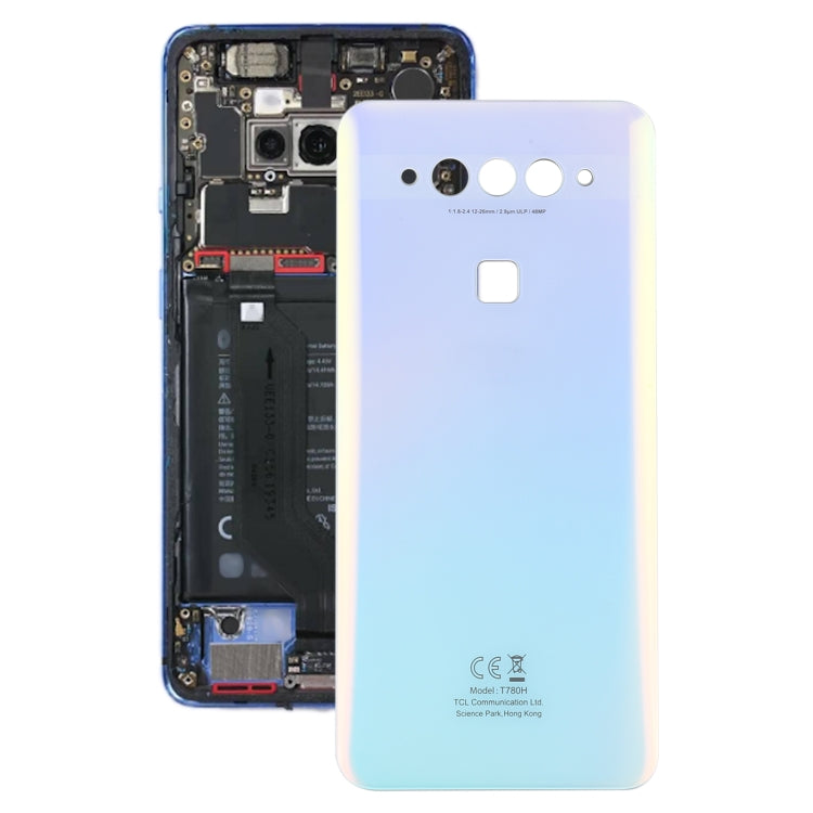 Original Battery Back Cover for TCL Plex T780H(White) - For TCL by buy2fix | Online Shopping UK | buy2fix