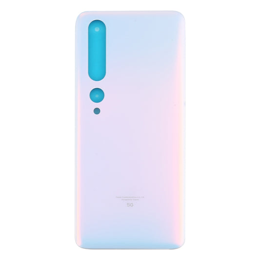 Original Battery Back Cover for Xiaomi Mi 10 Pro 5G(White) - Back Cover by buy2fix | Online Shopping UK | buy2fix