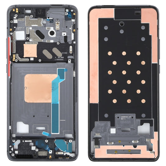 Original Front Housing LCD Frame Bezel Plate for Xiaomi Redmi K30 Ultra M2006J10C(Black) - Frame Bezel Plate by buy2fix | Online Shopping UK | buy2fix