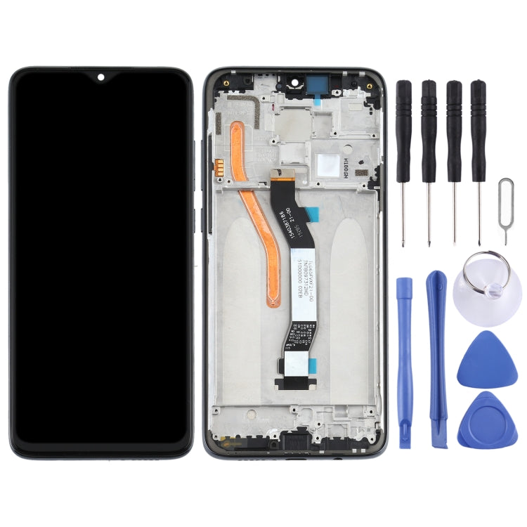 TFT LCD Screen for Xiaomi Redmi Note 8 Pro Single SIM Digitizer Full Assembly with Frame(Black) by buy2fix