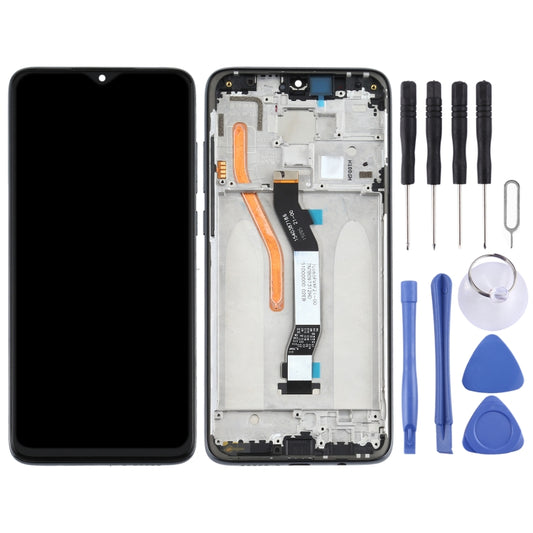 TFT LCD Screen for Xiaomi Redmi Note 8 Pro Single SIM Digitizer Full Assembly with Frame(Black) - LCD Screen by buy2fix | Online Shopping UK | buy2fix