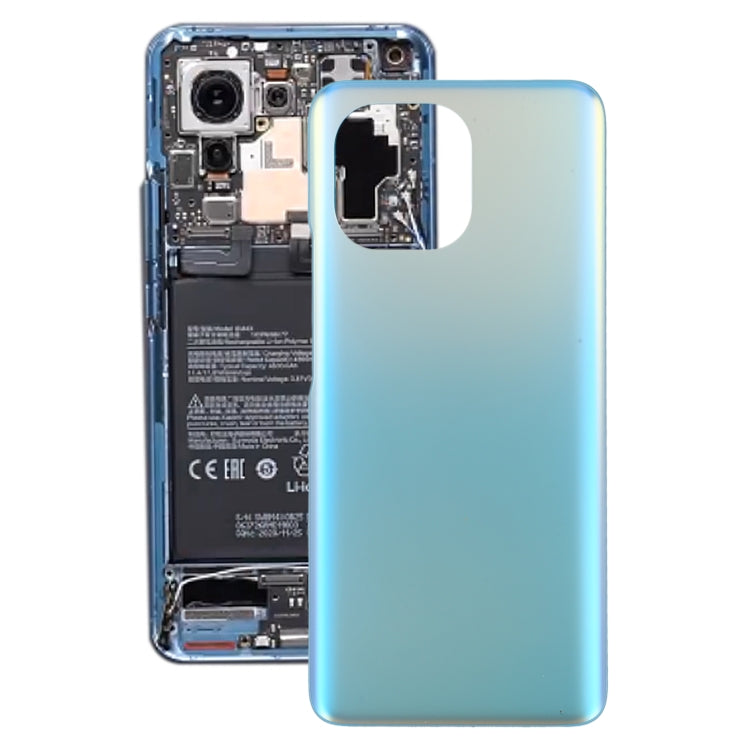 Original Battery Back Cover for Xiaomi Mi 11(Blue) by buy2fix