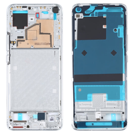 Original Frontgehäuse LCD Rahmen Blende für Xiaomi Mi 11 (Weiß)